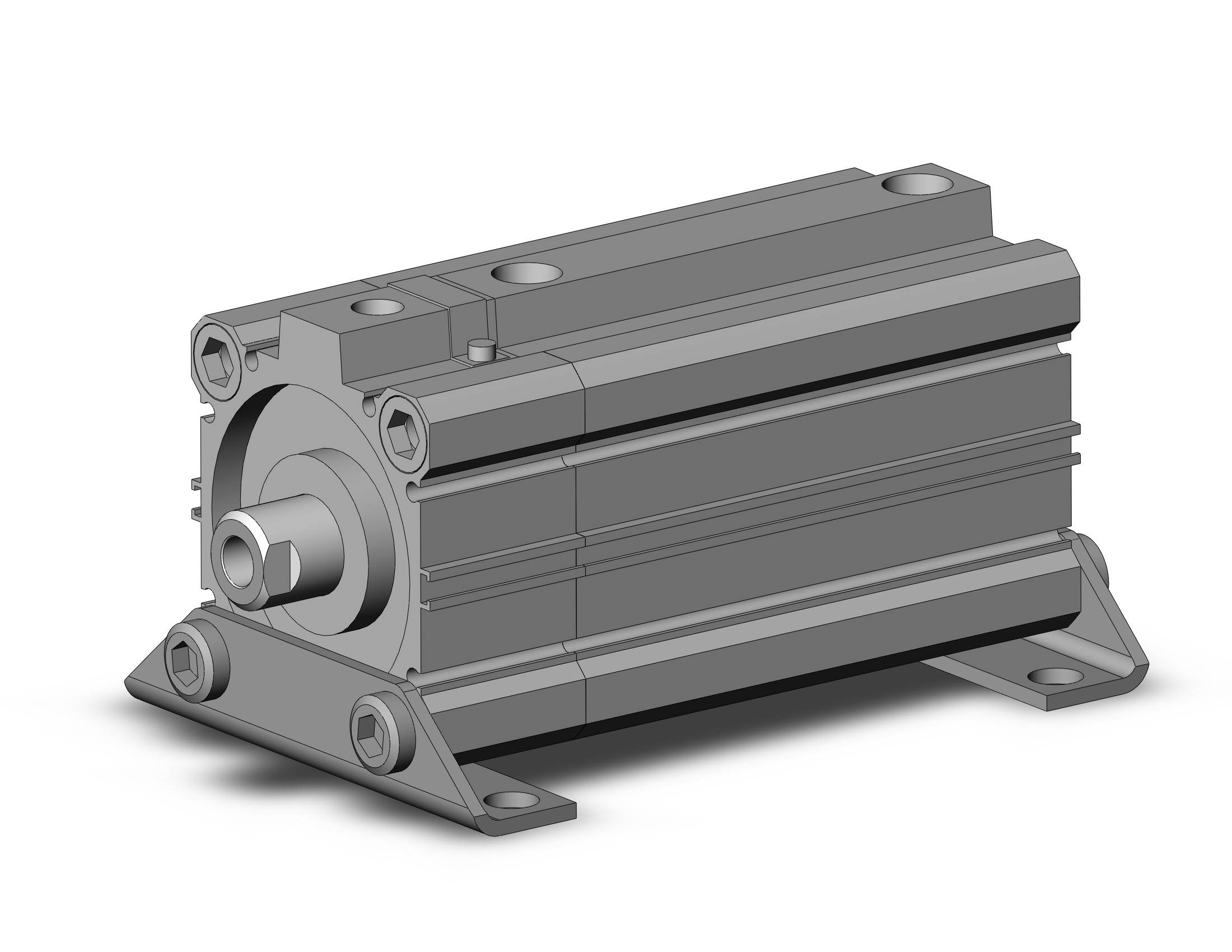 SMC CDLQL63TN-75D-F cyl, compact w/lock sw capable, CLQ COMPACT LOCK CYLINDER