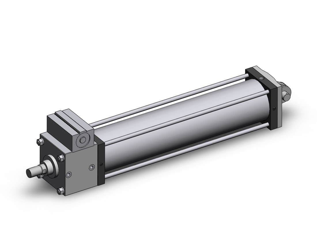 SMC CDLSC200-900 cyl, locking, large bore, a-sw, CLS1 ONE WAY LOCK-UP CYLINDER