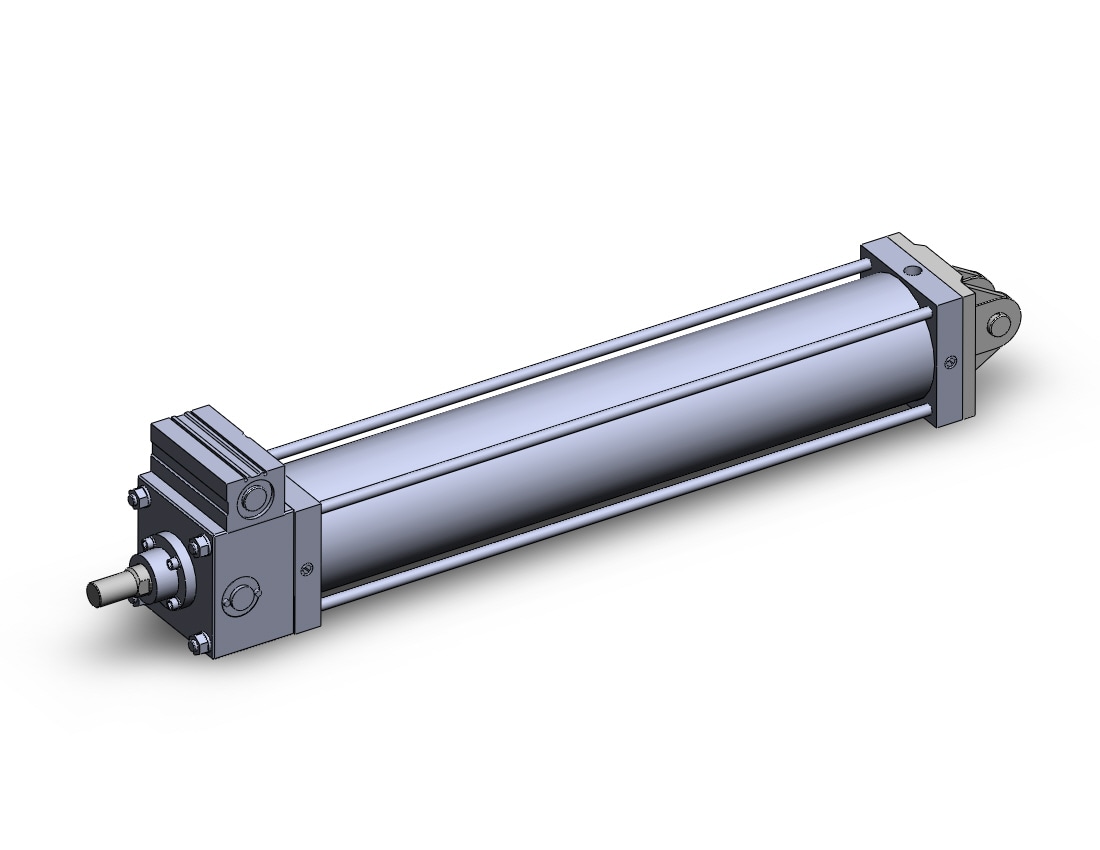 SMC CDLSD140-800 cyl, locking, large bore, a-sw, CLS1 ONE WAY LOCK-UP CYLINDER