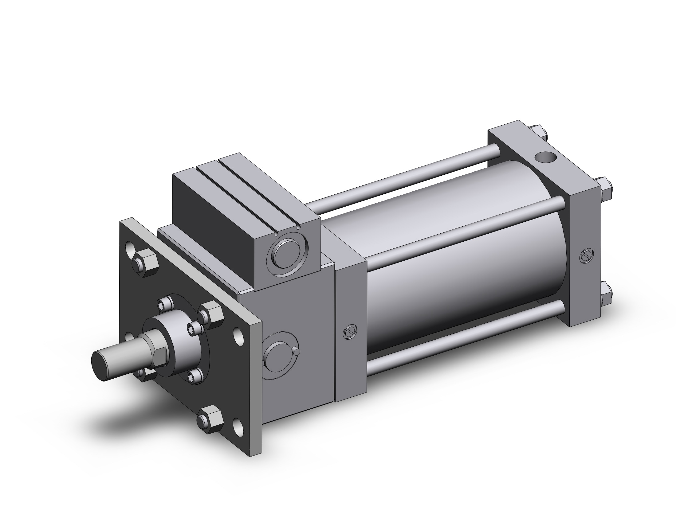 SMC CDLSF125-200-D cylinder, CLS1 ONE WAY LOCK-UP CYLINDER