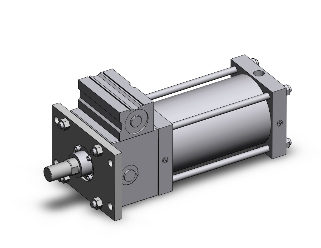 SMC CDLSF160-250 cyl, locking, large bore, a-sw, CLS1 ONE WAY LOCK-UP CYLINDER