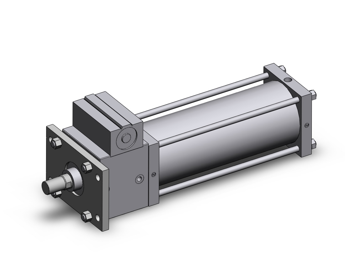 SMC CDLSF200-500 cyl, locking, large bore, a-sw, CLS1 ONE WAY LOCK-UP CYLINDER