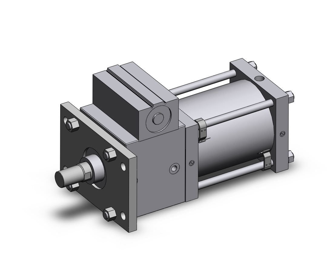 SMC CDLSF200TF-200-M9PSDPC cyl, locking, large bore, a-sw, CLS1 ONE WAY LOCK-UP CYLINDER