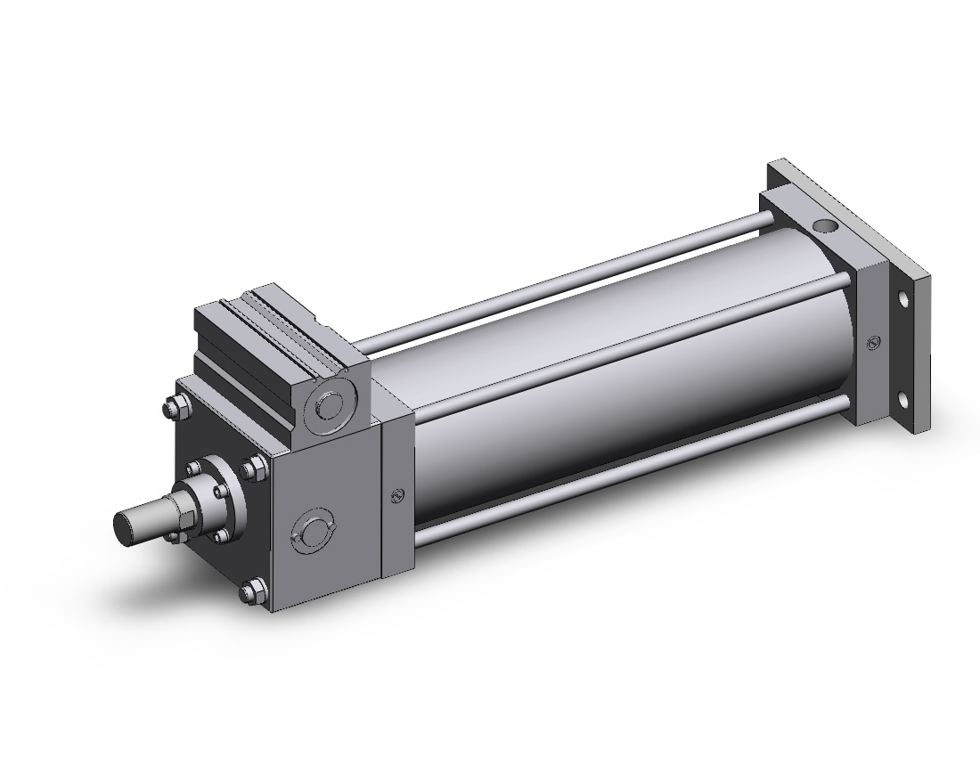 SMC CDLSG160-500 cyl, locking, large bore, a-sw, CLS1 ONE WAY LOCK-UP CYLINDER