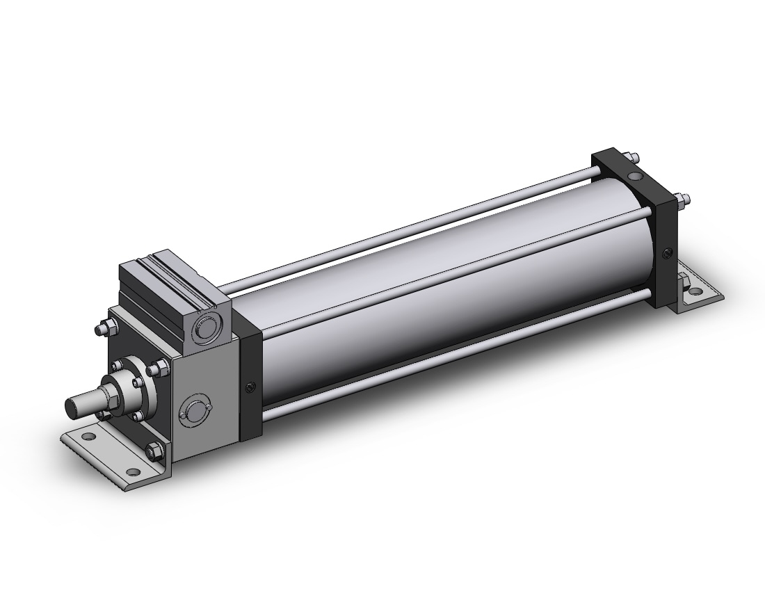 SMC CDLSL140TN-600 cylinder, CLS1 ONE WAY LOCK-UP CYLINDER