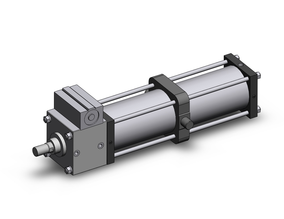 SMC CDLST200-700 cyl, locking, large bore, a-sw, CLS1 ONE WAY LOCK-UP CYLINDER