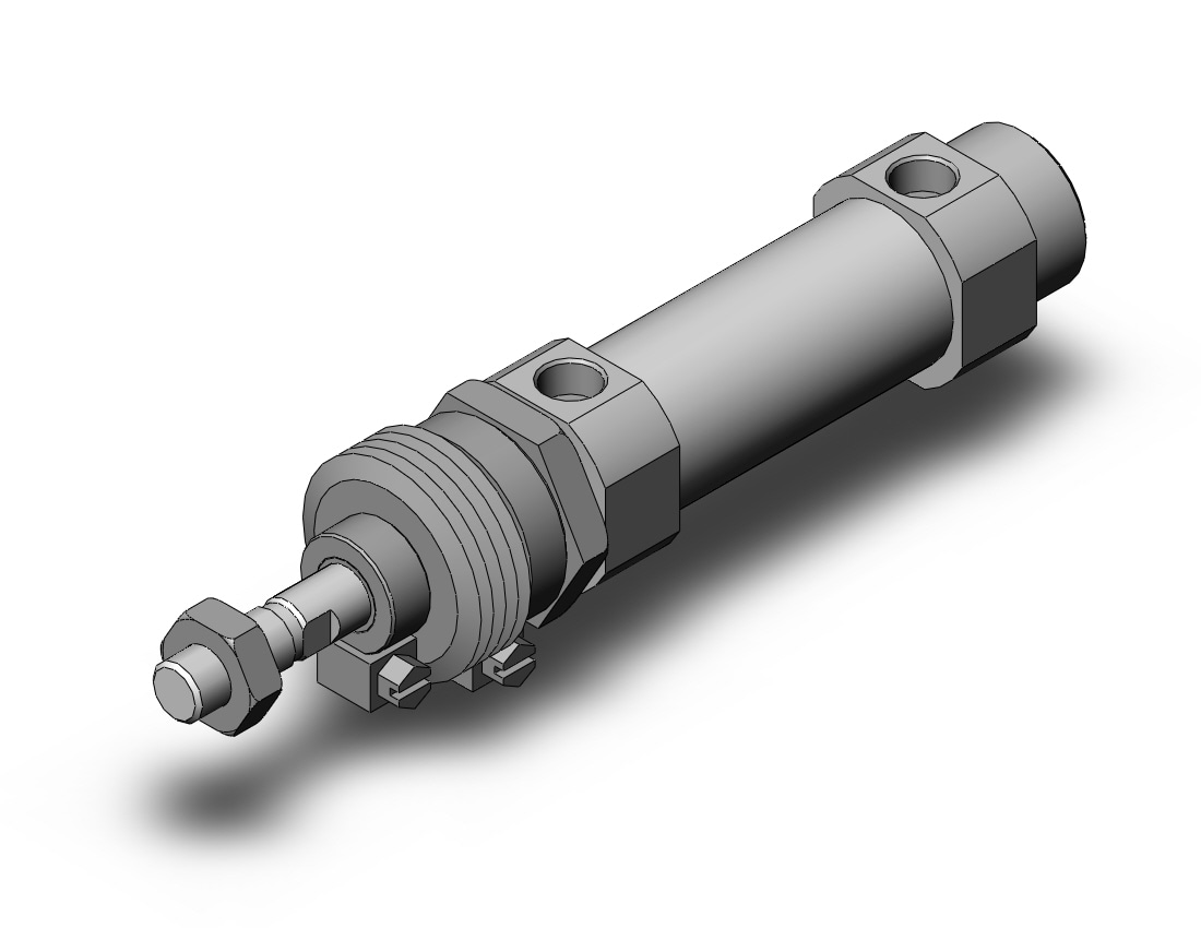 SMC CDM2B25-25KZ base cylinder, CM2/CM3 ROUND BODY CYLINDER