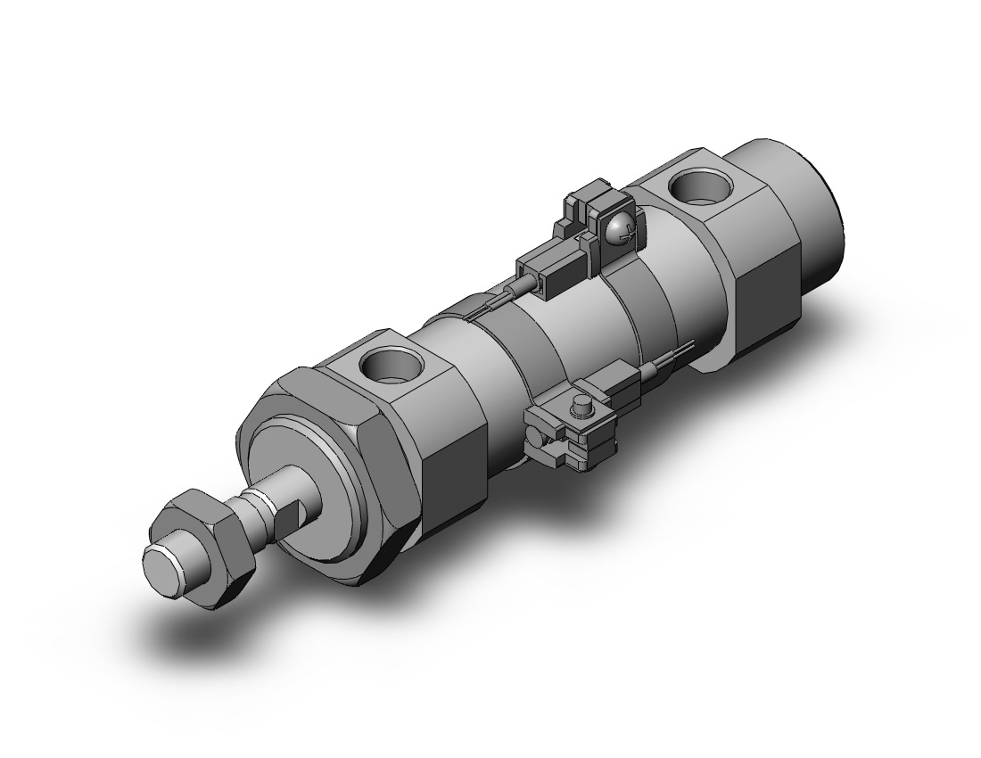 SMC CDM2B25-25Z-A93L cylinder, CM2/CM3 ROUND BODY CYLINDER