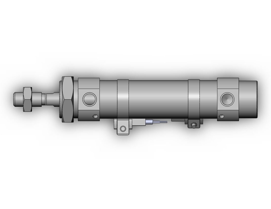 SMC CDM2B25-50AZ-M9BWL-XC22 cylinder, air, ROUND BODY CYLINDER