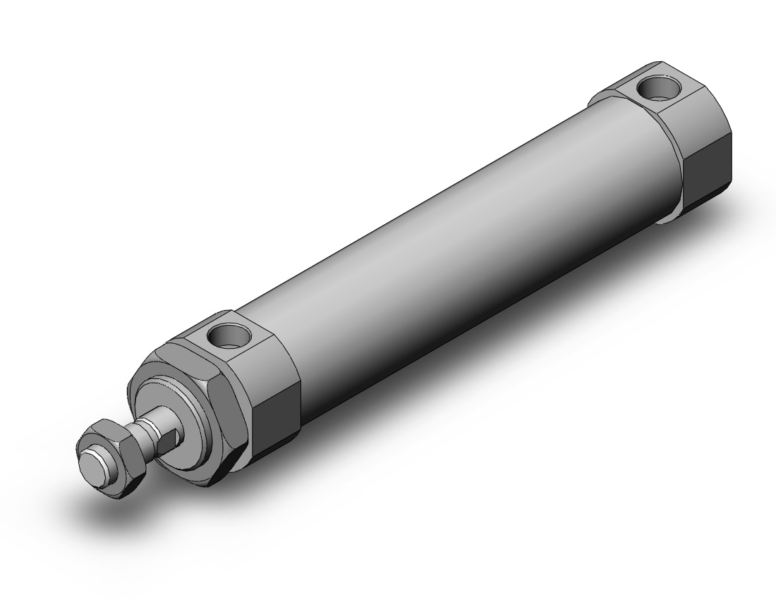 SMC CDM2BZ40TN-125Z cylinder, air, ROUND BODY CYLINDER