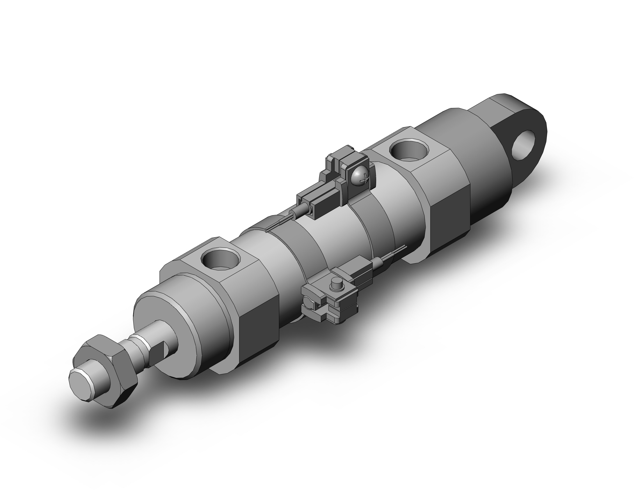 SMC CDM2C25-25Z-M9BL cylinder, CM2/CM3 ROUND BODY CYLINDER