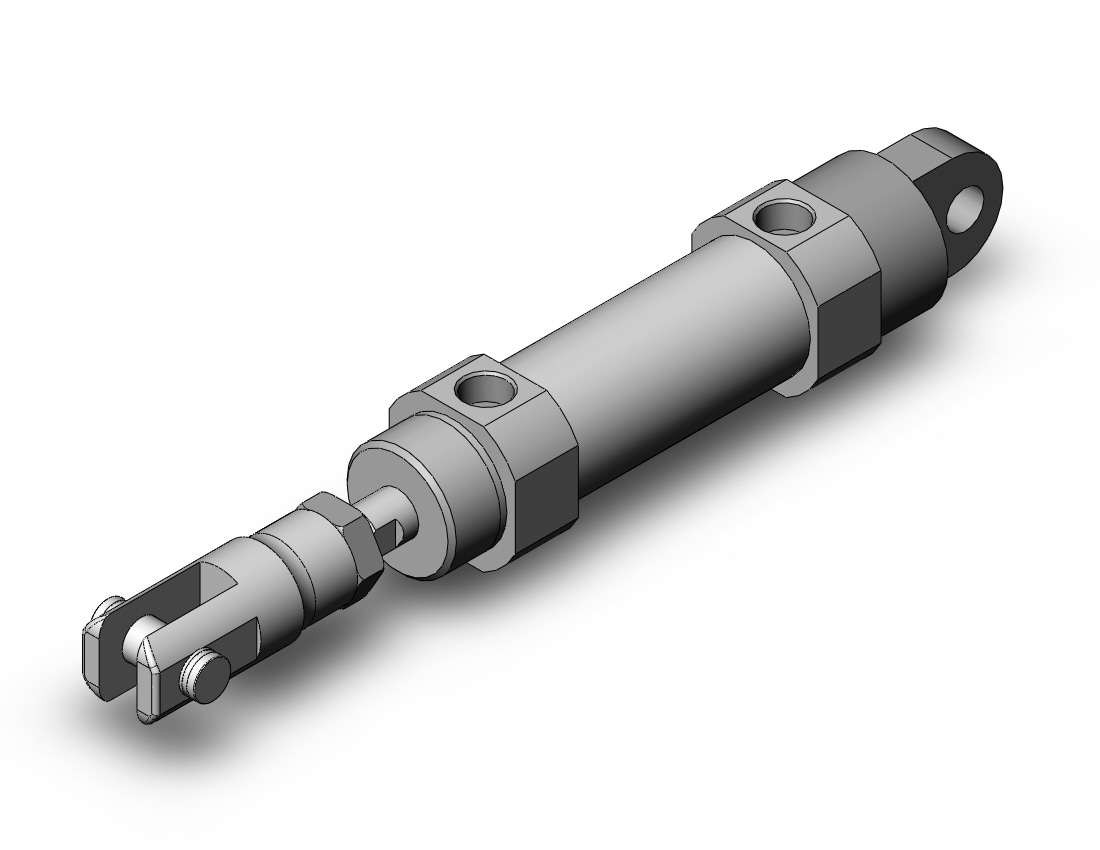 SMC CDM2C25-25Z-W cylinder, CM2/CM3 ROUND BODY CYLINDER***