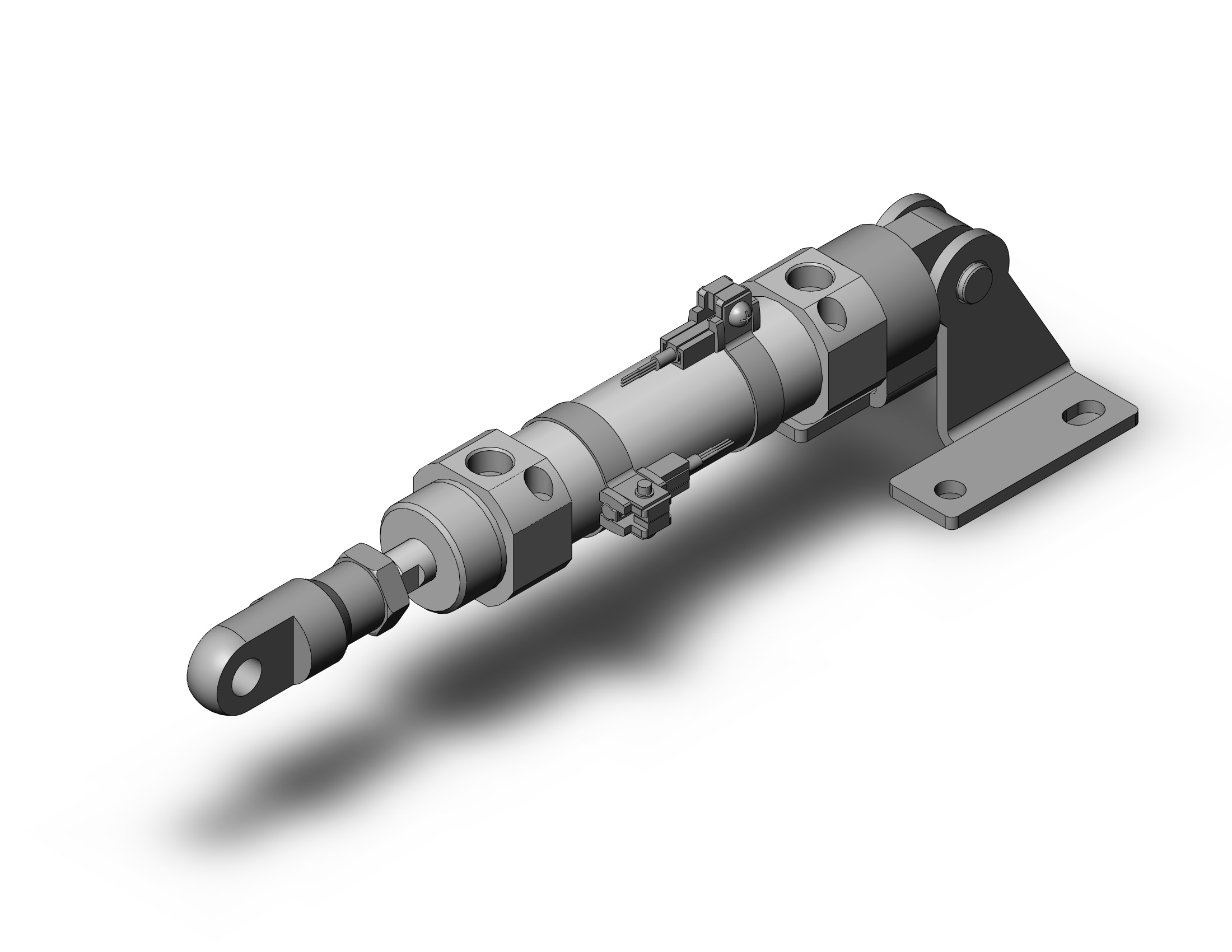 SMC CDM2C25-50AZ-NV-M9PZ cylinder, CM2/CM3 ROUND BODY CYLINDER