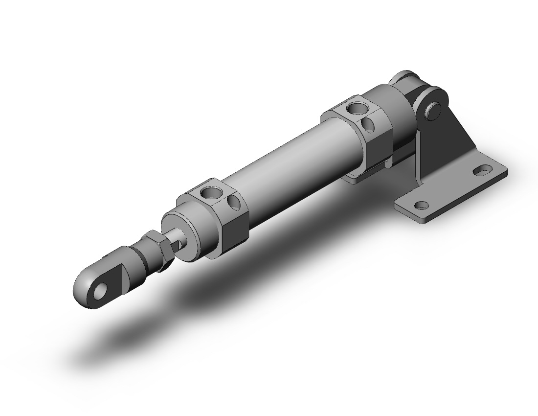 SMC CDM2C25-50AZ-NV cylinder, CM2/CM3 ROUND BODY CYLINDER