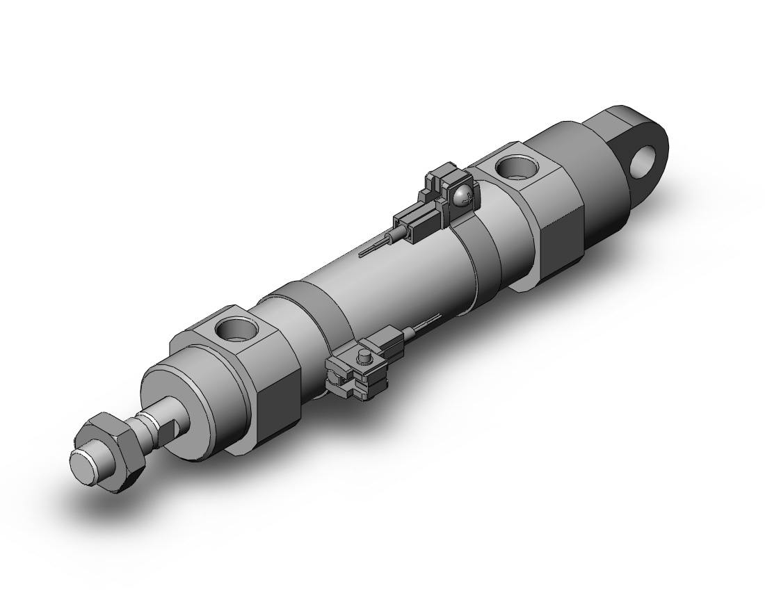 SMC CDM2C25-50Z-M9BL cylinder, CM2/CM3 ROUND BODY CYLINDER