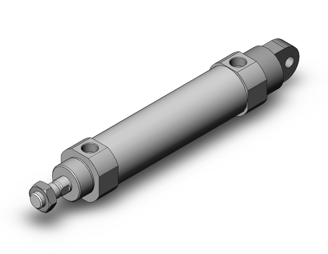 SMC CDM2C40-100Z cylinder, CM2/CM3 ROUND BODY CYLINDER***