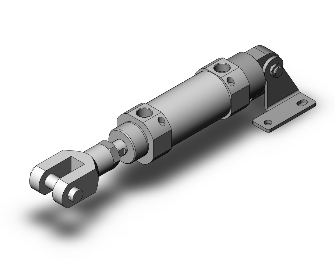 SMC CDM2C40-25AZ-NW cylinder, CM2/CM3 ROUND BODY CYLINDER