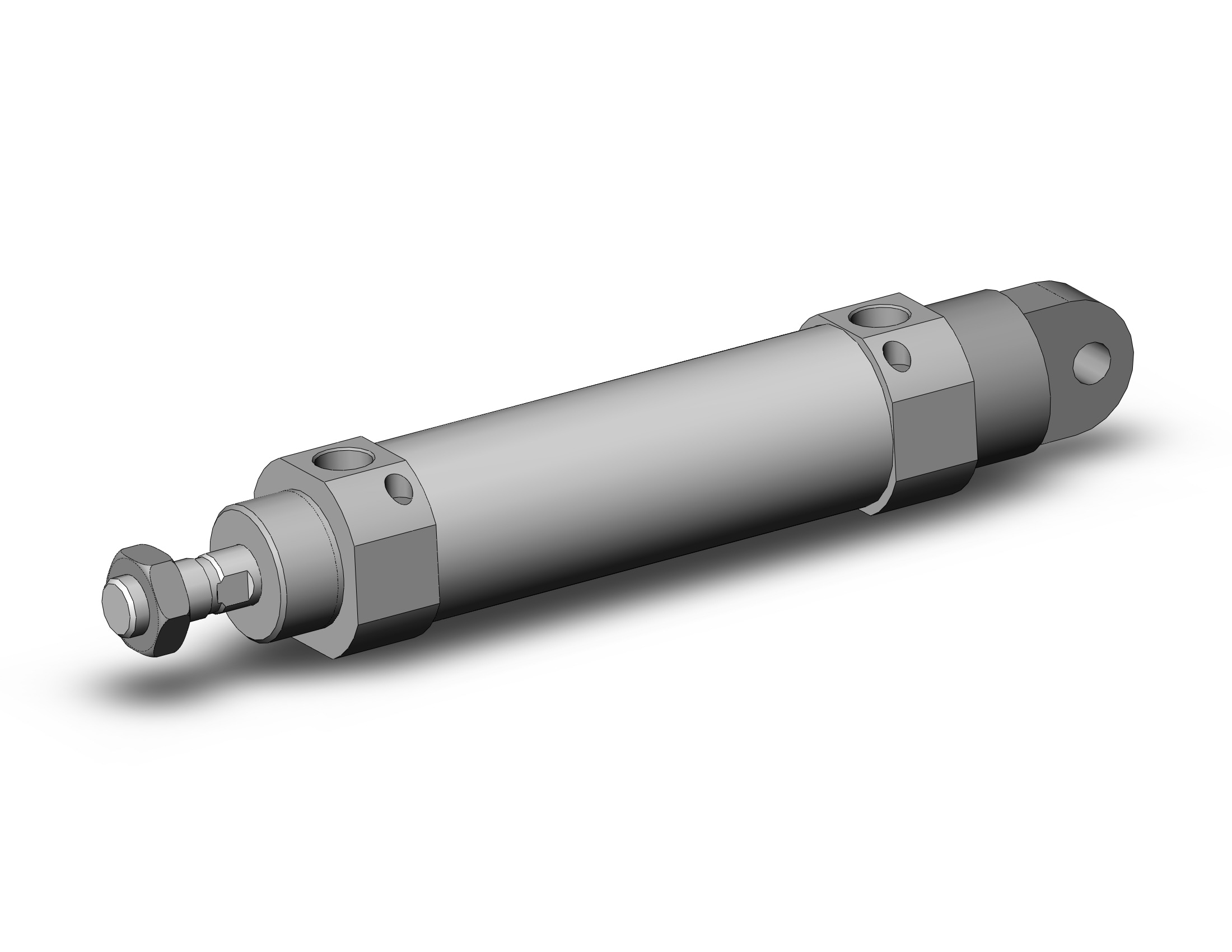 SMC CDM2C40-75AZ cylinder, CM2/CM3 ROUND BODY CYLINDER