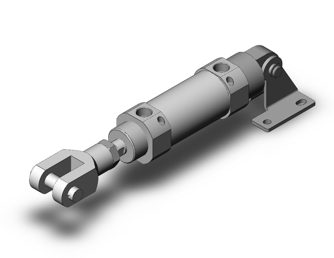 SMC CDM2C40TN-25AZ-NW cylinder, CM2/CM3 ROUND BODY CYLINDER