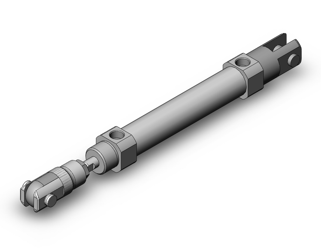 SMC CDM2D20-75Z-W cylinder, air, ROUND BODY CYLINDER