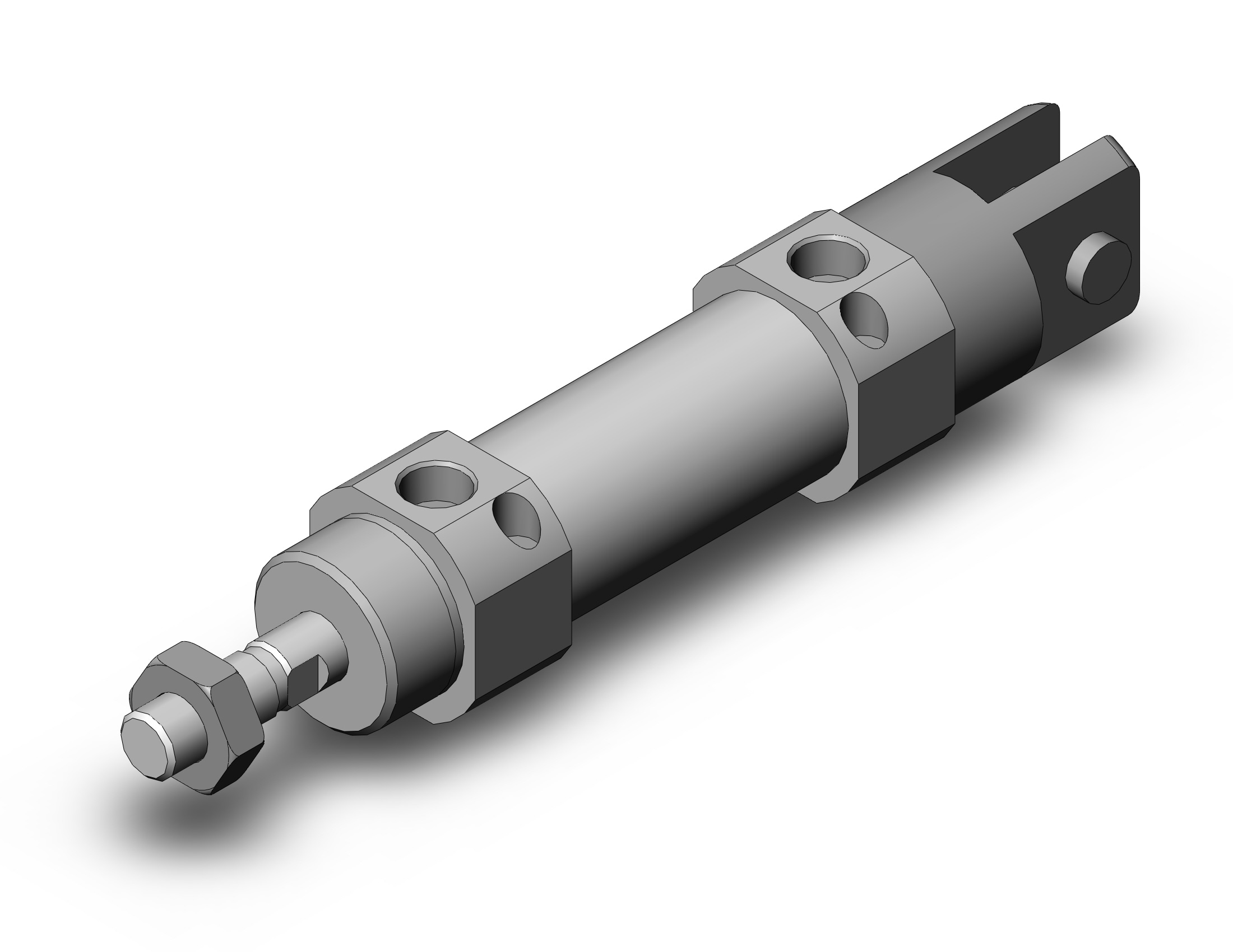 SMC CDM2D25-25AZ cylinder, CM2/CM3 ROUND BODY CYLINDER***