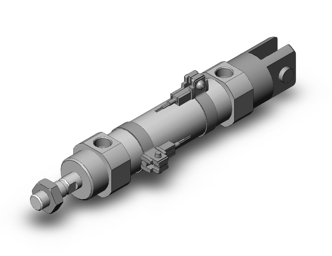 SMC CDM2D25-50Z-A93 cylinder, CM2/CM3 ROUND BODY CYLINDER