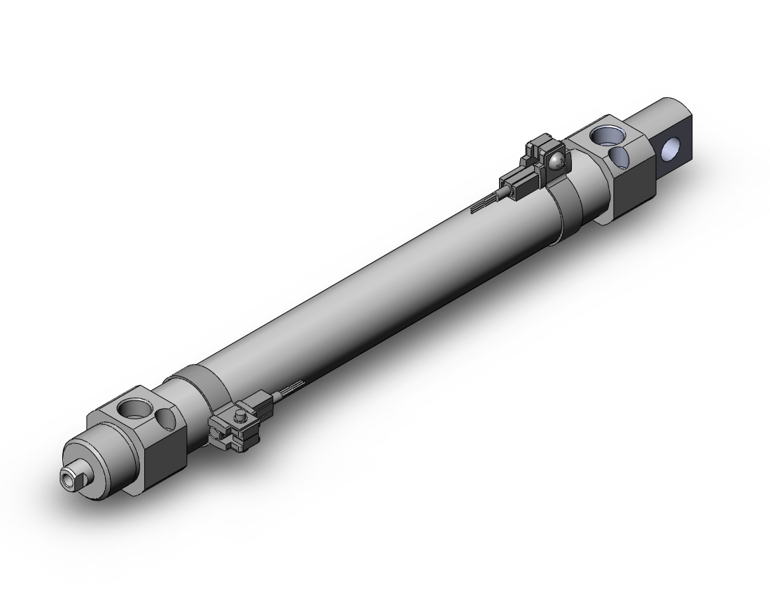 SMC CDM2E20-150AFZ-M9PZ cylinder, air, ROUND BODY CYLINDER