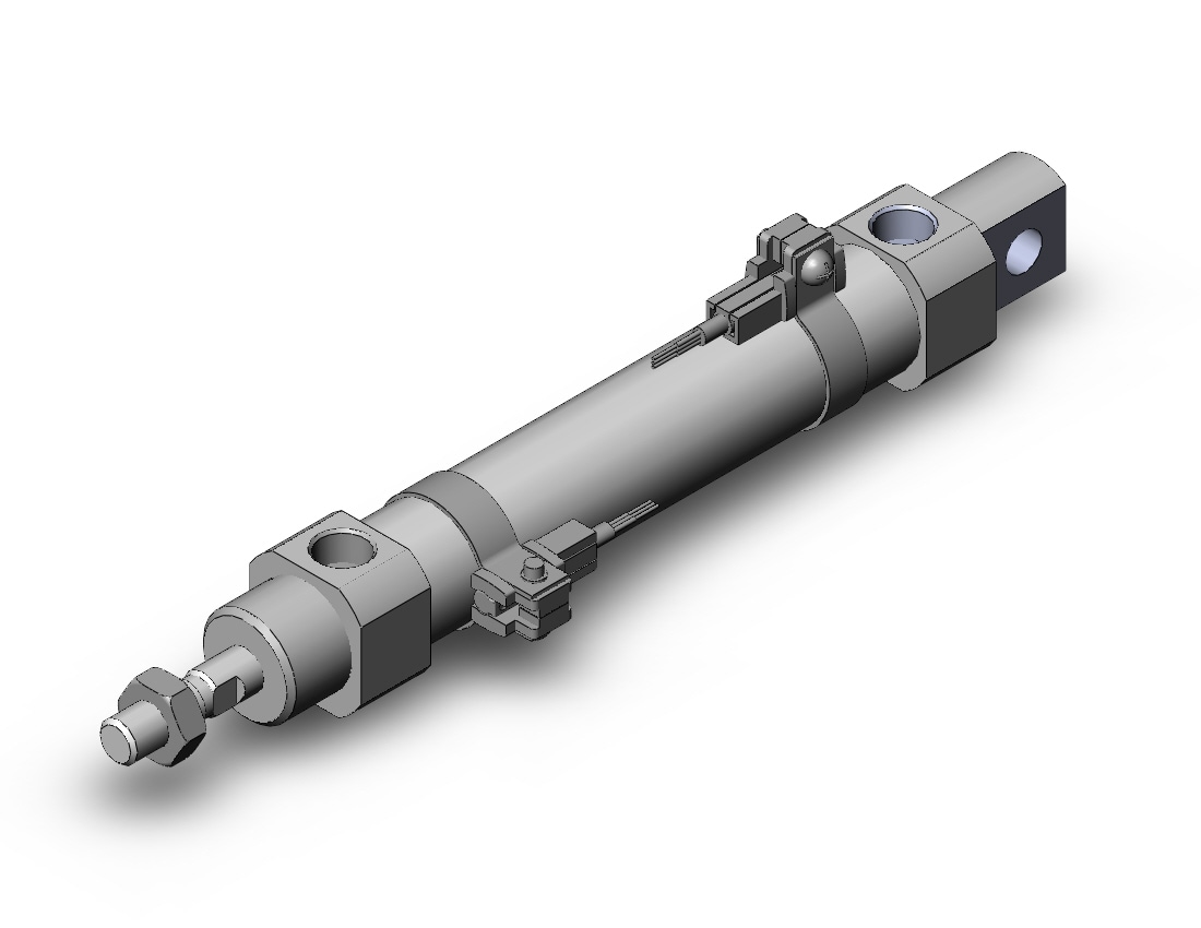 SMC CDM2E20-75Z-M9PL cylinder, CM2/CM3 ROUND BODY CYLINDER