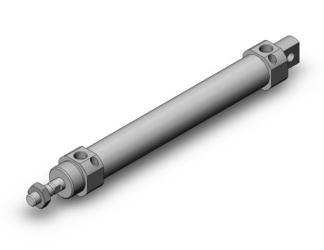 SMC CDM2E25TN-150AZ cylinder, air, ROUND BODY CYLINDER