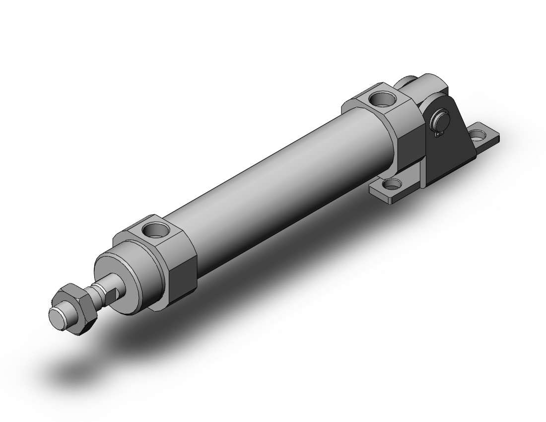 SMC CDM2E25TN-75Z-N cylinder, air, ROUND BODY CYLINDER