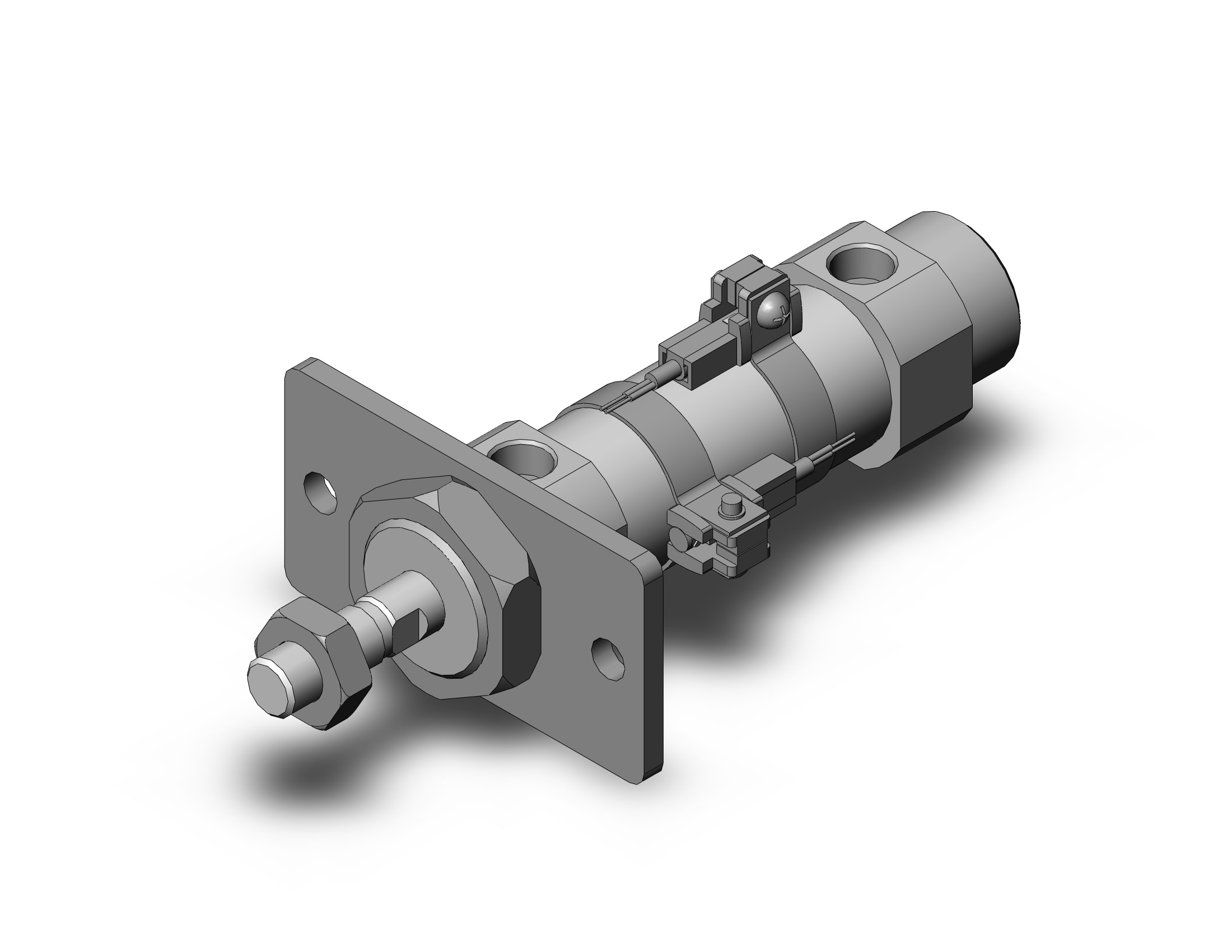 SMC CDM2F25-25Z-A93L cylinder, CM2/CM3 ROUND BODY CYLINDER