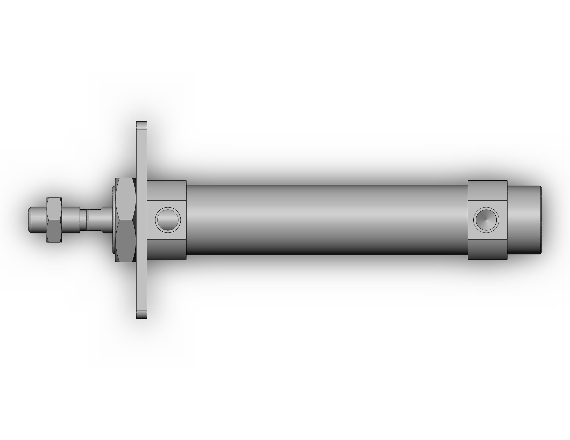 SMC CDM2F25-75Z-XC22 cylinder, CM2/CM3 ROUND BODY CYLINDER***