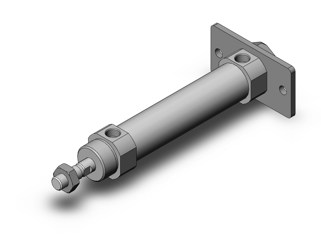 SMC CDM2G25-75Z cylinder, CM2/CM3 ROUND BODY CYLINDER***