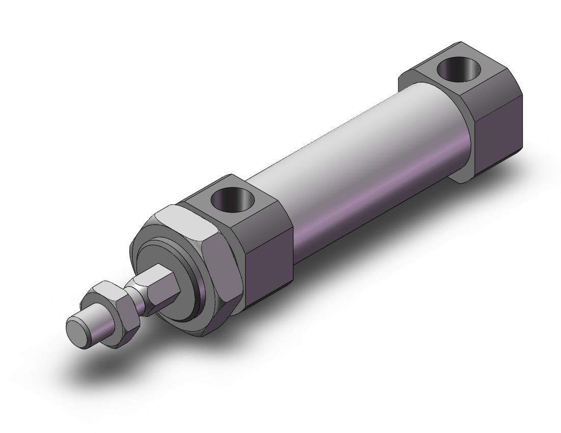 SMC CDM2KBZ20-25Z base cylinder, CM2/CM3 ROUND BODY CYLINDER***