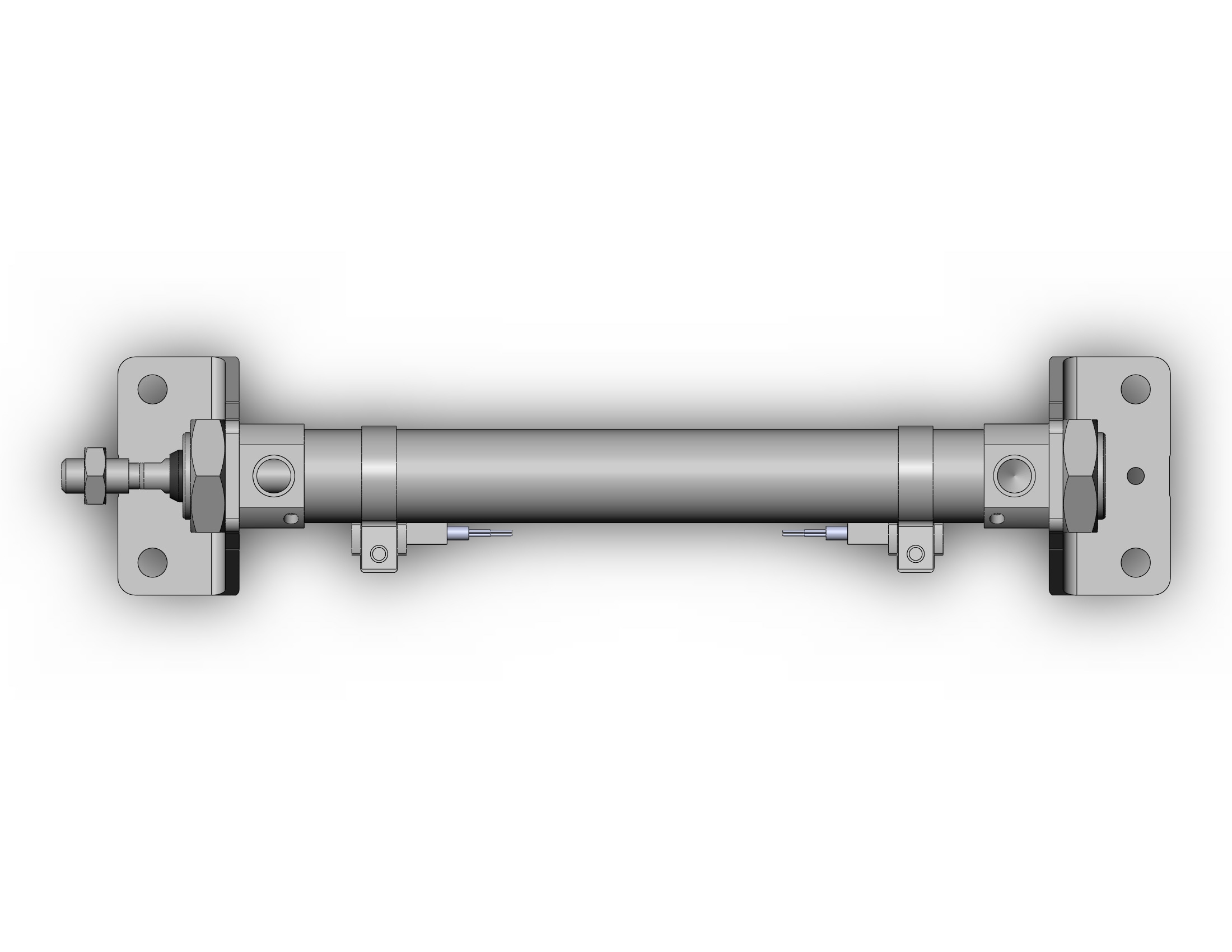 SMC CDM2L20-125AZ-M9B-XC4 cylinder, CM2/CM3 ROUND BODY CYLINDER