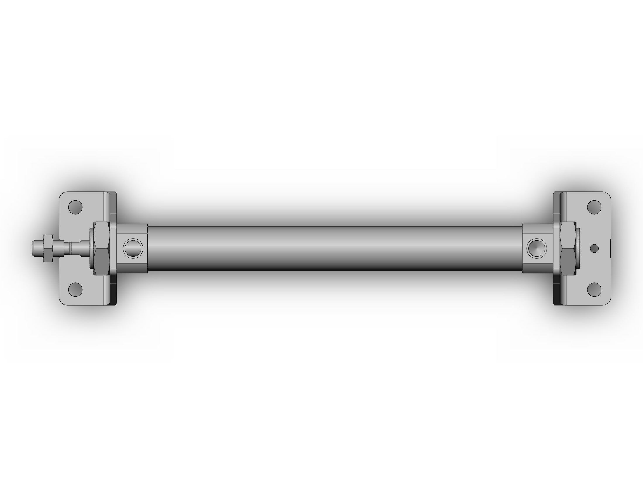 SMC CDM2L20-150Z-XC22 cylinder, air, ROUND BODY CYLINDER