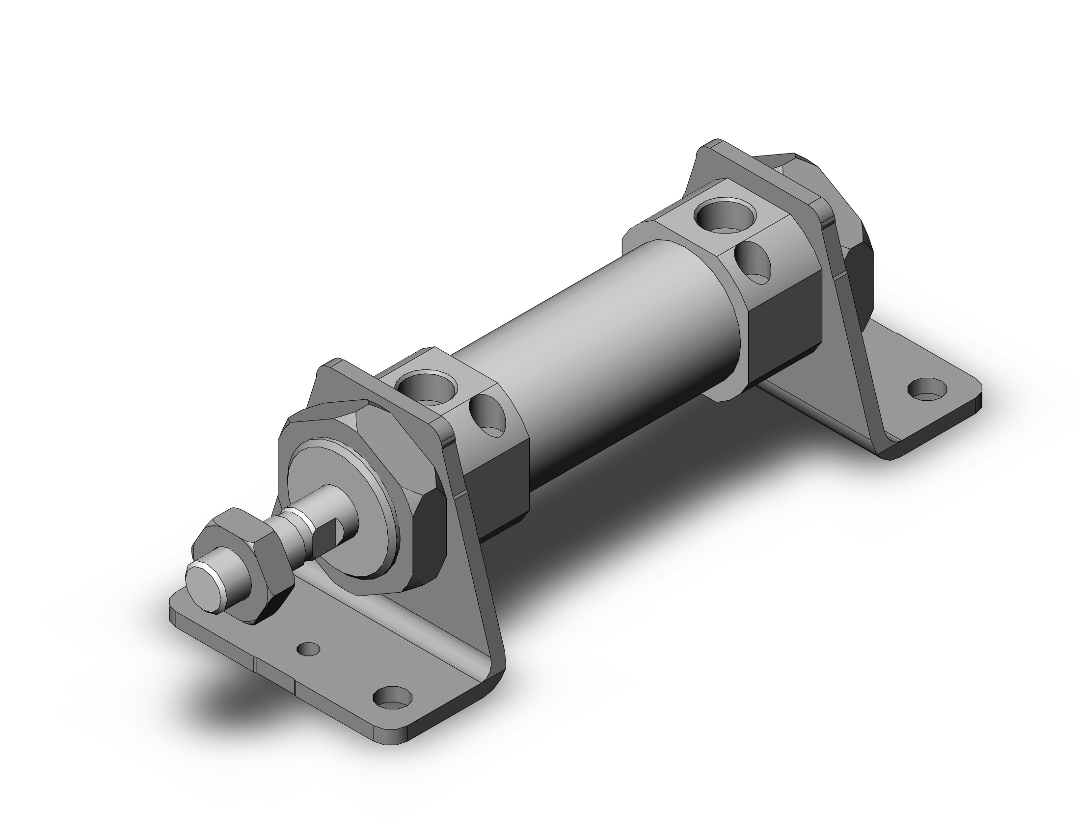 SMC CDM2L25TF-25AZ cylinder, air, ROUND BODY CYLINDER