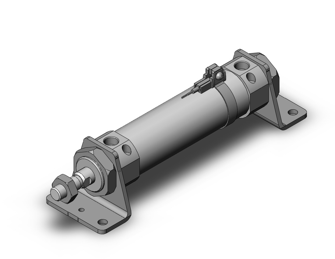 SMC CDM2L32-75AZ-M9BWLS cylinder, CM2/CM3 ROUND BODY CYLINDER