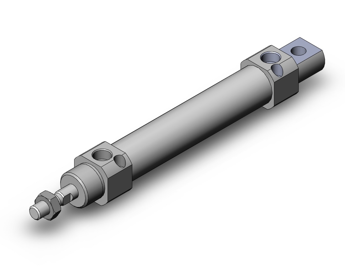 SMC CDM2V20-75AZ base cylinder, CM2/CM3 ROUND BODY CYLINDER***