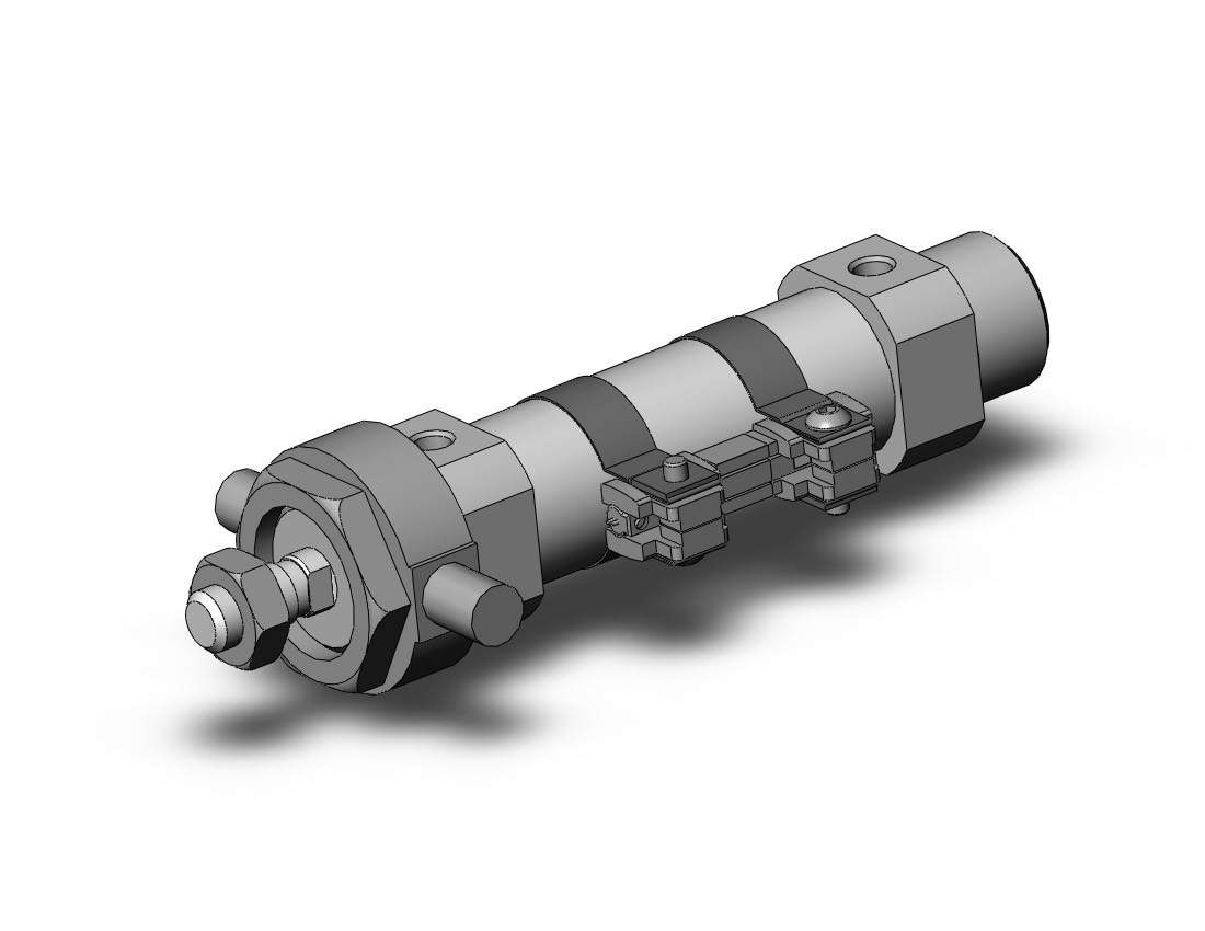 SMC CDM3U20-25-M9BWSDPC-C cyl, air, short type, sw cap, CM2/CM3 ROUND BODY CYLINDER