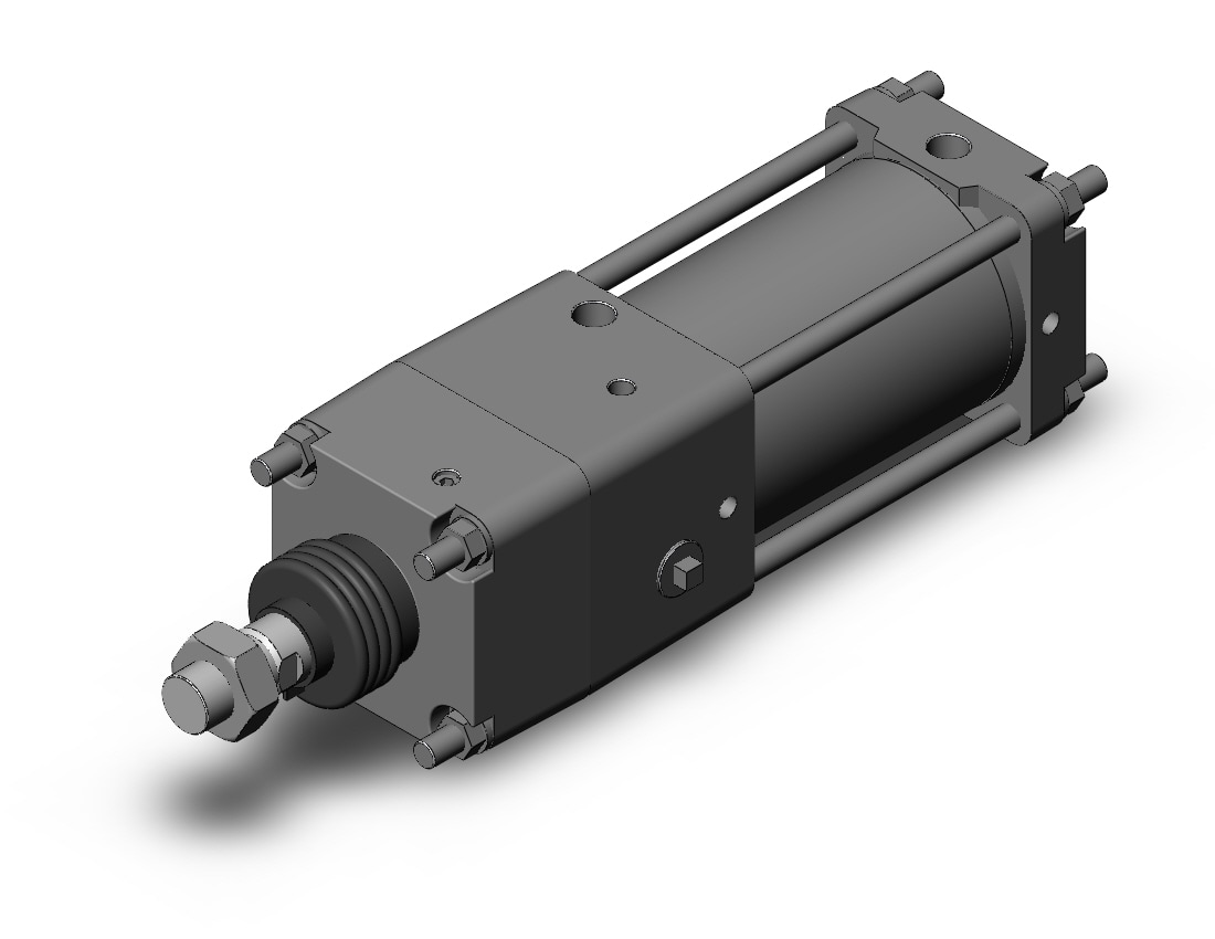 SMC CDNA2B100TF-100J-D cyl, tie rod, locking, CNA/CNA2 POWER LOCK CYLINDER