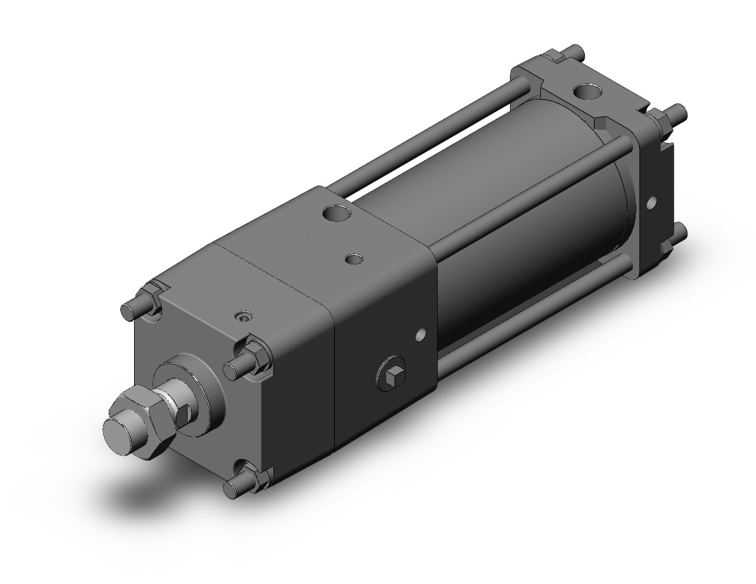 SMC CDNA2B100TN-125-D cyl, tie rod, locking, CNA/CNA2 POWER LOCK CYLINDER