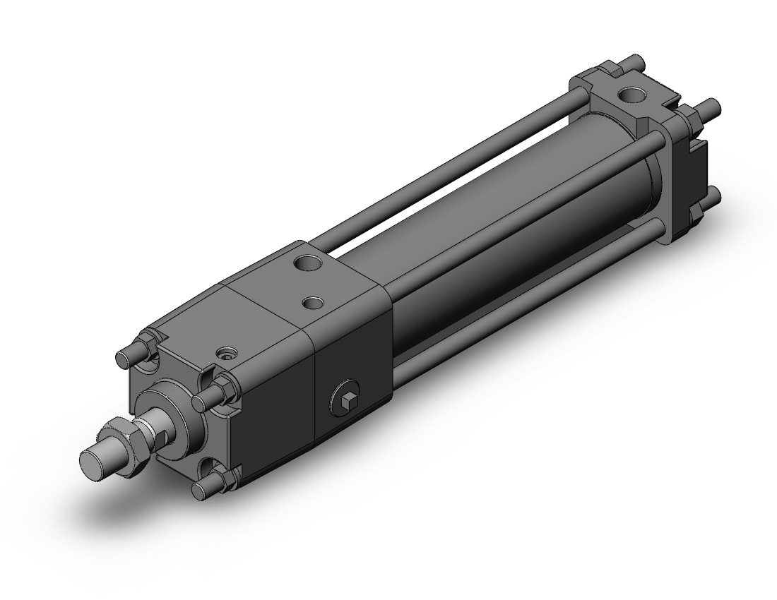 SMC CDNA2B40-125N-D cyl, tie rod, locking, CNA/CNA2 POWER LOCK CYLINDER