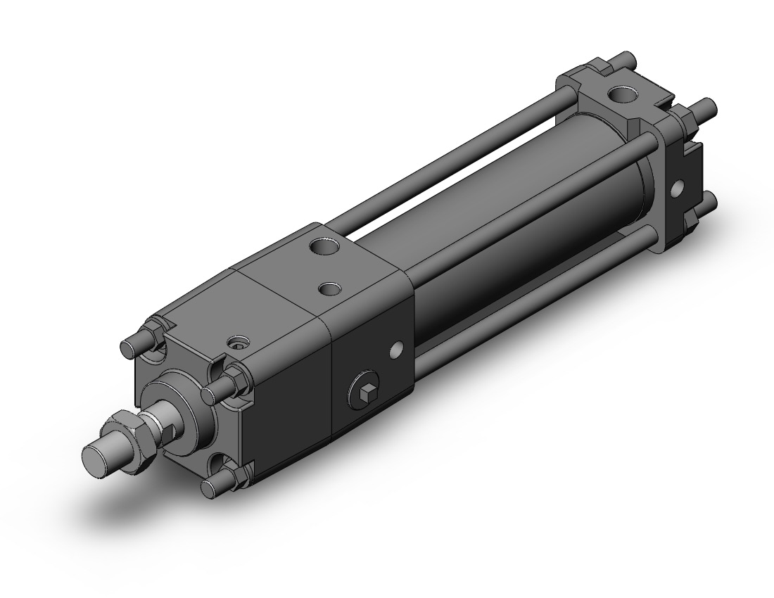 SMC CDNA2B40TF-100-D cyl, tie rod, locking, CNA/CNA2 POWER LOCK CYLINDER