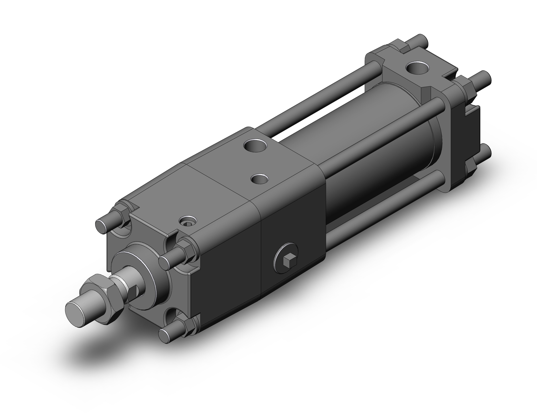 SMC CDNA2B40TN-50N-D cyl, tie rod, locking, CNA/CNA2 POWER LOCK CYLINDER