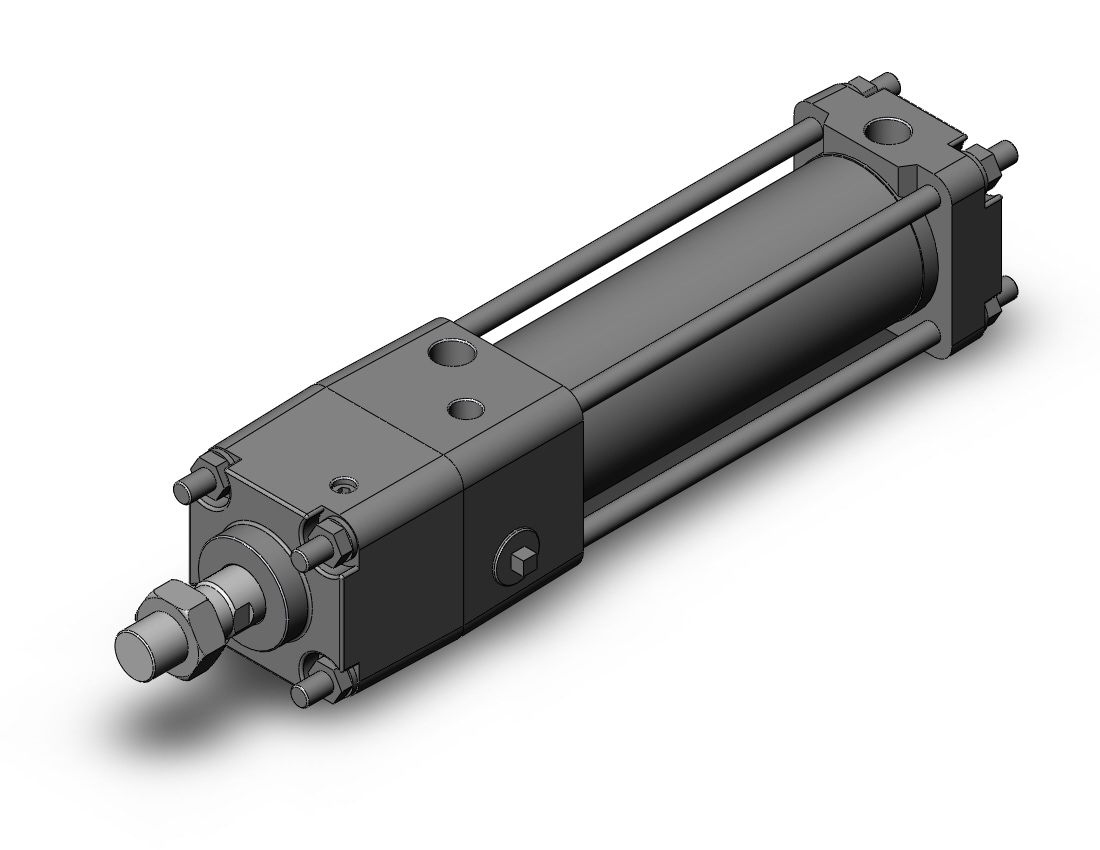 SMC CDNA2B50-125N-D cyl, tie rod, locking, CNA/CNA2 POWER LOCK CYLINDER