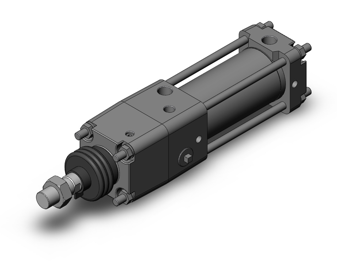 SMC CDNA2B50-75J-D cyl, tie rod, locking, CNA/CNA2 POWER LOCK CYLINDER