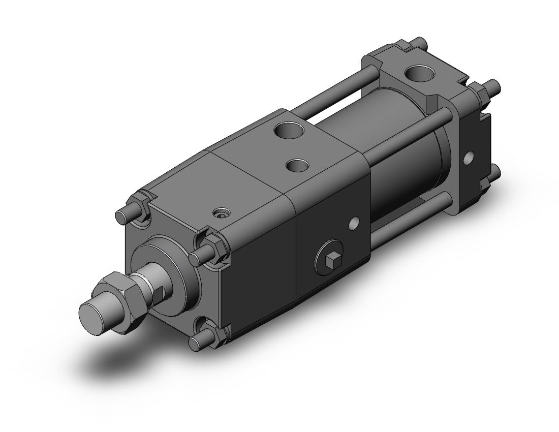 SMC CDNA2B50TF-25-D cyl, tie rod, locking, CNA/CNA2 POWER LOCK CYLINDER