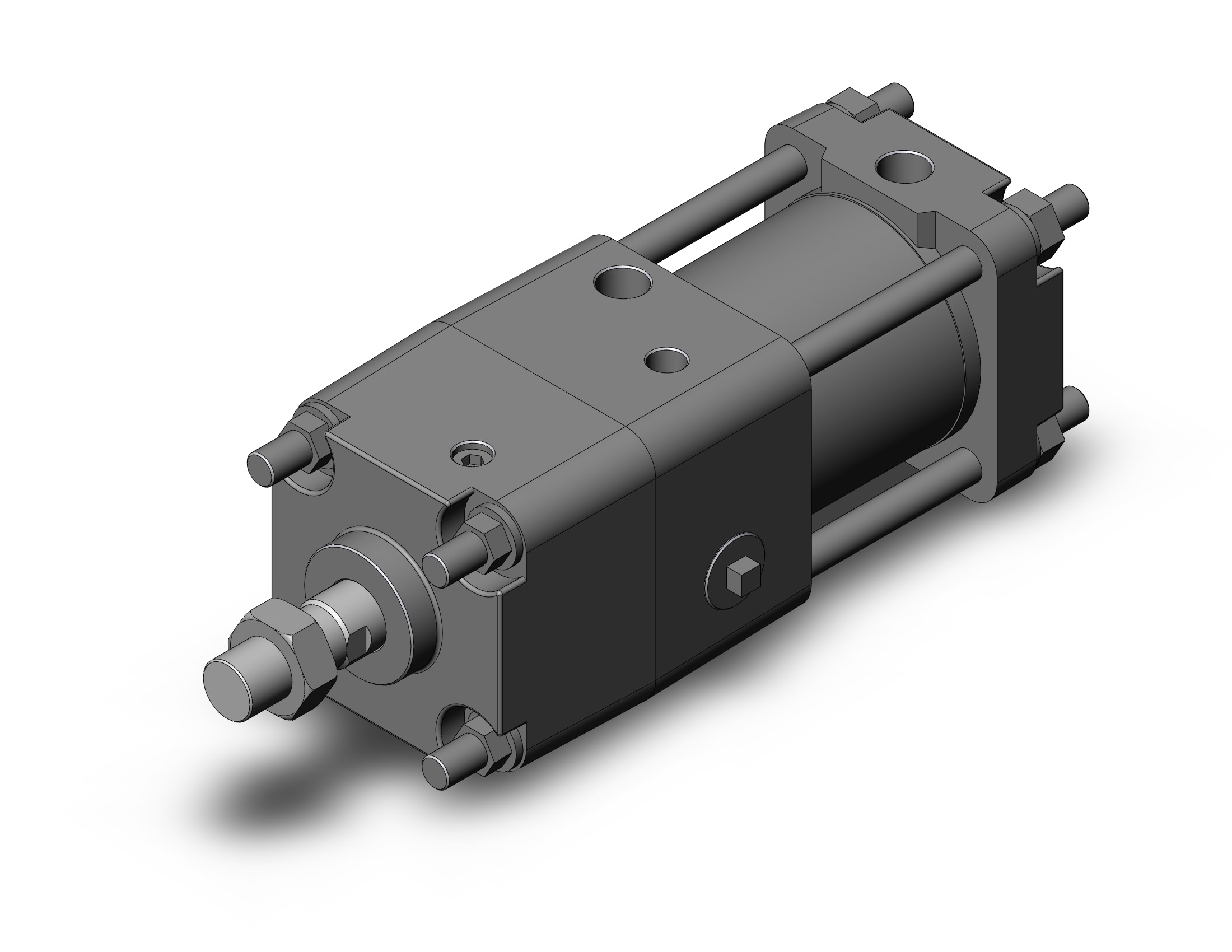 SMC CDNA2B63TN-25N-D cyl, tie rod, locking, CNA/CNA2 POWER LOCK CYLINDER