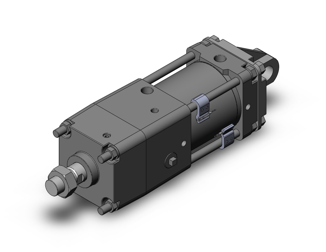 SMC CDNA2C100TF-50-D-M9PSDPC cyl, tie rod, locking, CNA/CNA2 POWER LOCK CYLINDER